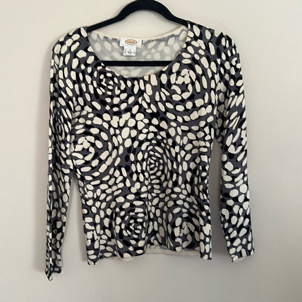 Talbots Silk Blouse Top